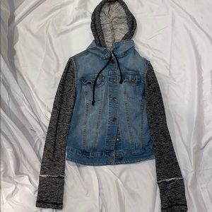 Sweatshirt jean jacket
